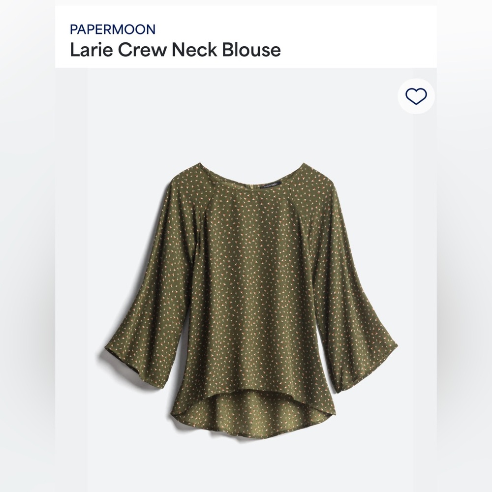 Larie Crewneck Blouse by Papermoon